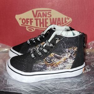 VANS Sk8-Hi Zip ProjectCAT Protect Tigers Discovery Rare ComfyCush Shoes Size 5